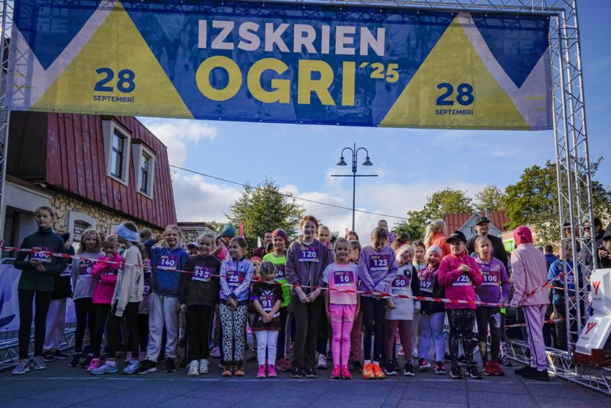 Šogad sacensības “Izskrien Ogri 2025” pulcēja simtiem dalībnieku no visas Latvijas
