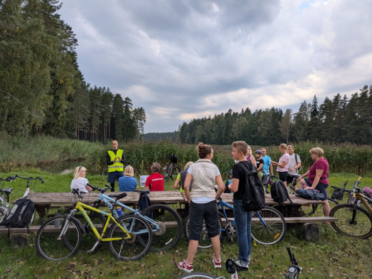 Tomes apkaime izzināta aktīvā velobraucienā