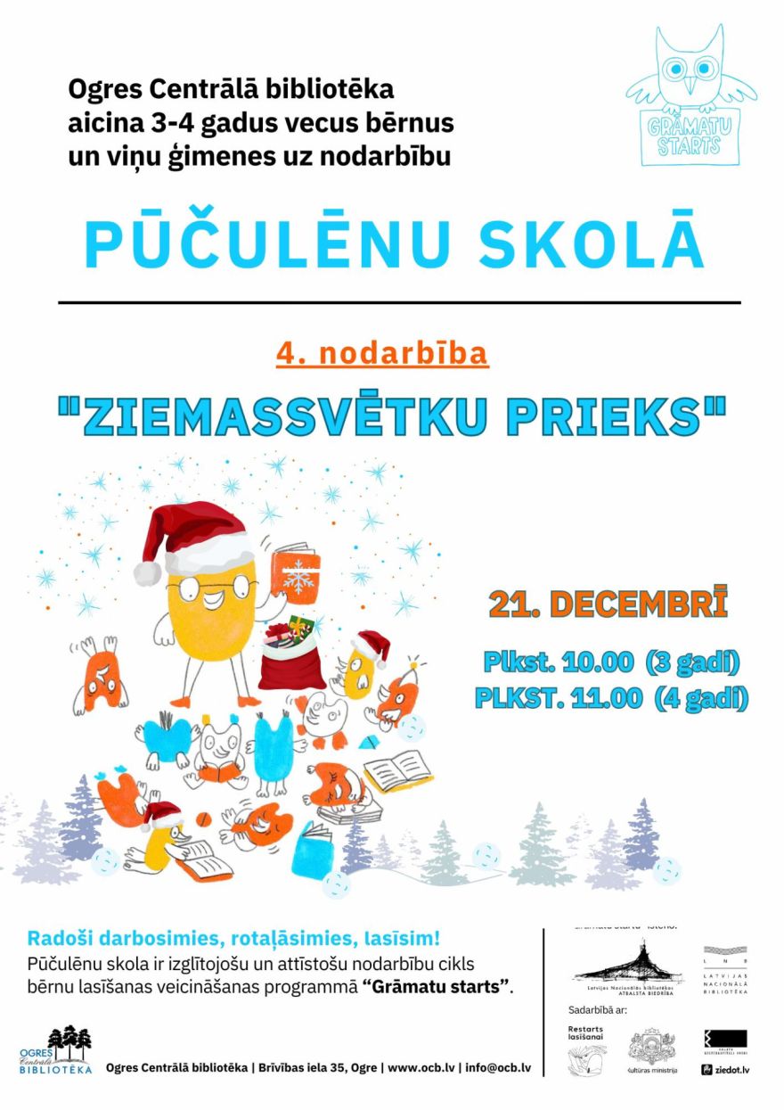 “Pūčulēnu skolas" 4. nodarbība
