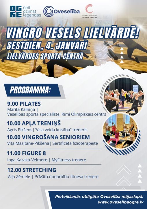 'Vingro vesels Lielvārdē!”  4. janvārī