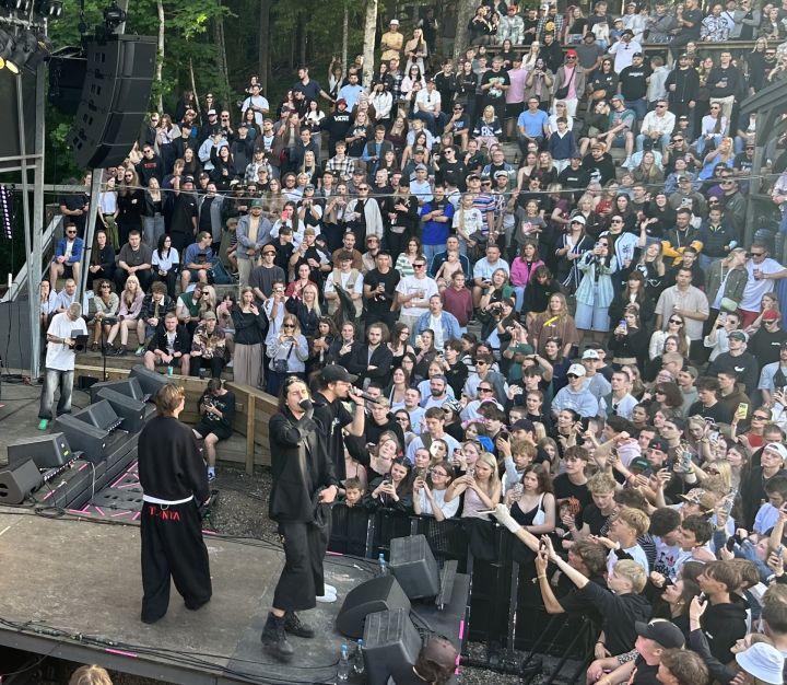 FOTO: Pašmāju hiphop mākslinieki ieskandina Līgatni