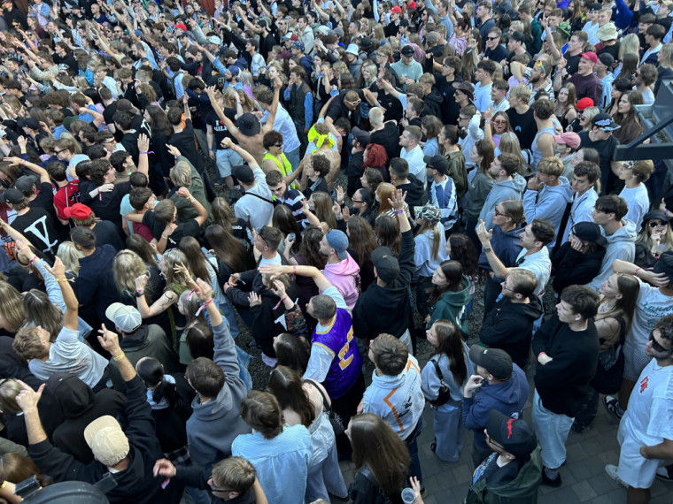 FOTO: Pašmāju hiphop mākslinieki ieskandina Līgatni