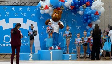 Attēls rakstam: Ogres novada sporta centra vingrotājām lieliski rezultāti Viļņā