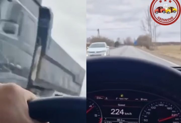 Video: Jaunieši “ielido” Tīnūžos ar vairāk nekā 200 km/h; policija izvērtēs notikušo
