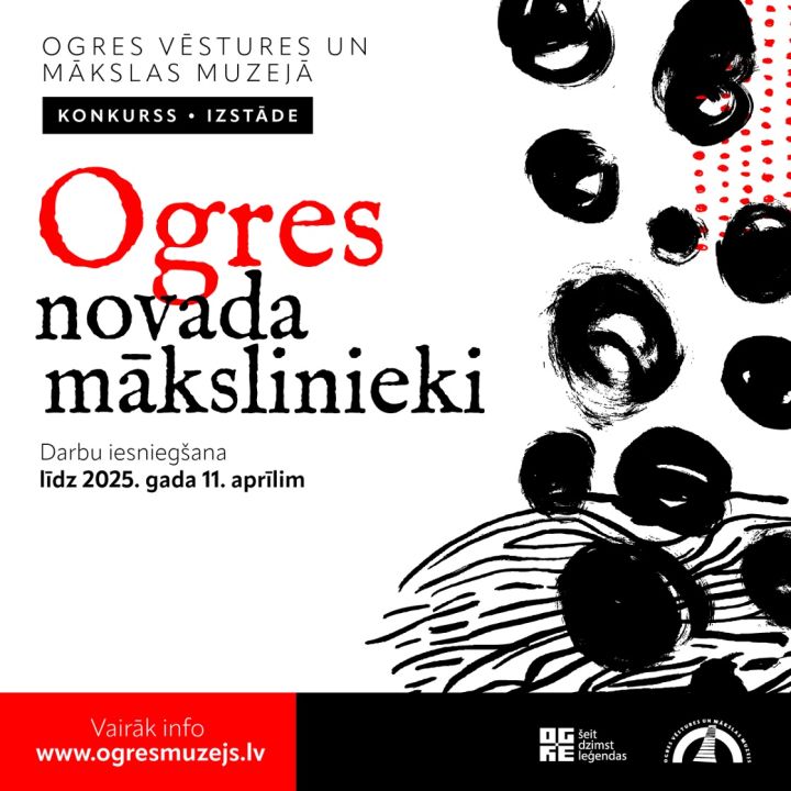 Ogres Vēstures un mākslas muzejs izsludina konkursu "Ogres novada mākslinieki"