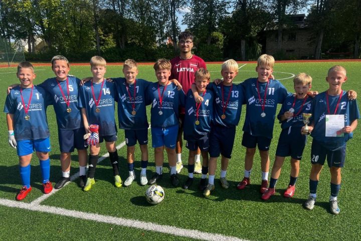 Labākie futbolisti – Ogres Kalna pamatskolā
