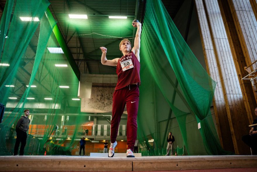 ⁠Ogres novada sporta centra audzēkņi startēja komandu sacensības daudzcīņās