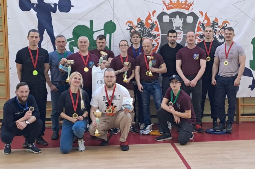 Sporta klubs "Rembate" iegūst otro vietu čempionātā spiešanā guļus uz atkārtojumu skaitu
