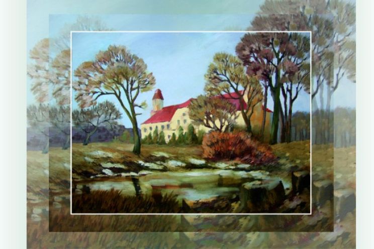 Attēls rakstam: Andra Lindes gleznu izstāde