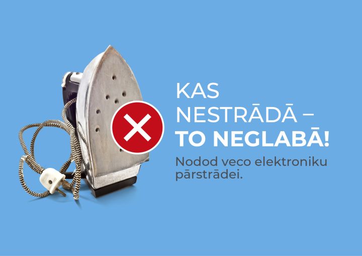 Ogres un Lielvārdes iedzīvotāji bez maksas var nodot nevajadzīgās elektroiekārtas