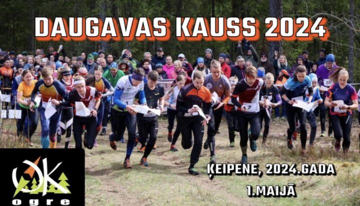 Orientēšanās sacensības "Daugavas kauss 2024"