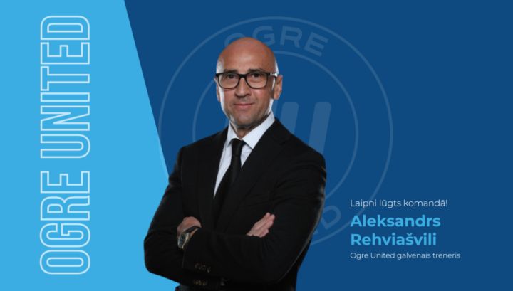 Futbola klubs "Ogre United" paziņo par pilnībā nokomplektētu trenera štābu jaunajai sezonai
