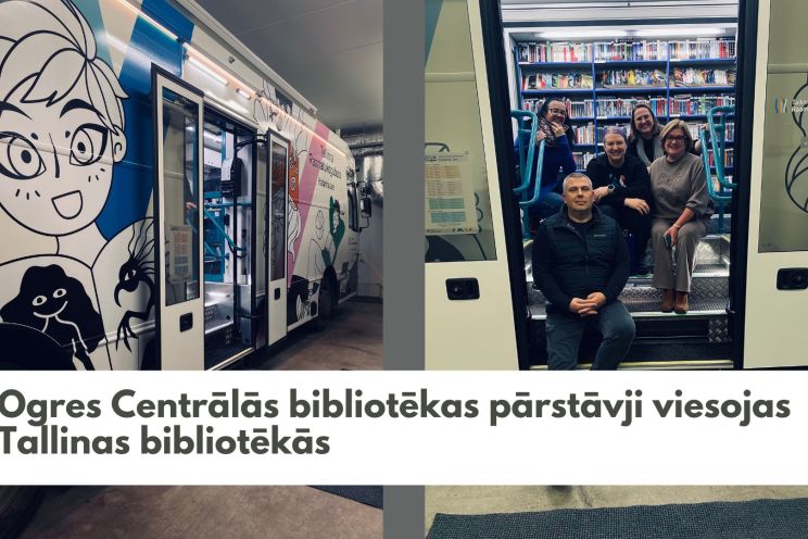 Attēls rakstam: Ogres Centrālās bibliotēkas pārstāvji viesojas Tallinas bibliotēkās
