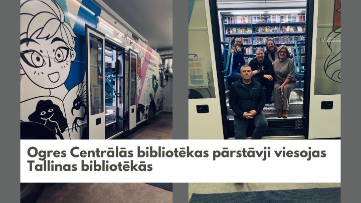 Ogres Centrālās bibliotēkas pārstāvji viesojas Tallinas bibliotēkās