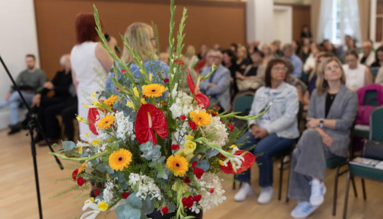 FOTO: Sanatorijā &quot;Ogre&quot; norisinājās konference “Ilgtspējība arhitektūrā, būvniecībā, dizainā 2025”