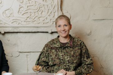 Attēls rakstam: Pulkvede Antoņina Bļodone. Padomāt par kādu, izņemot sevi