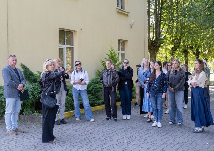 Foto: Sadarbībā ar ainavu arhitektūras studentiem taps nākotnes vīzija Lēdmanes ūdenstornim