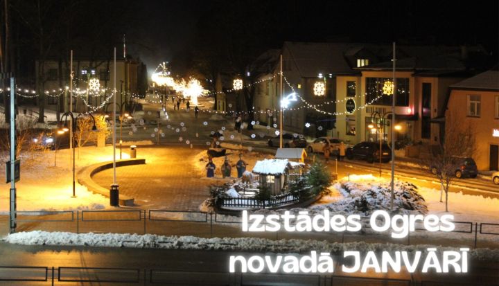 Izstādes Ogres novadā janvārī 