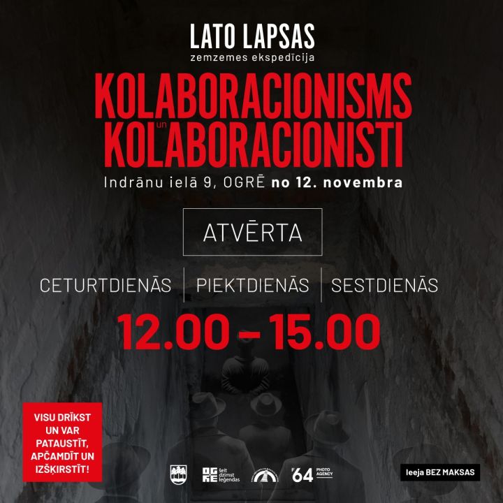 Janvārī pagarināta iespēja apskatīt izstādi Ogrē “Kolaboracionisms un kolaboracionisti”