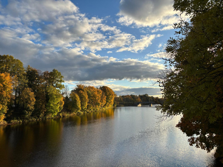 FOTO: Zelta rudens ieskauj Ogri
