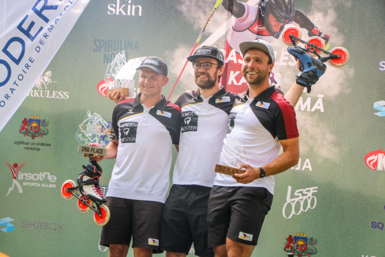 Ikšķilē Pasaules kausa slalomā laurus plūca Vācijas sportisti