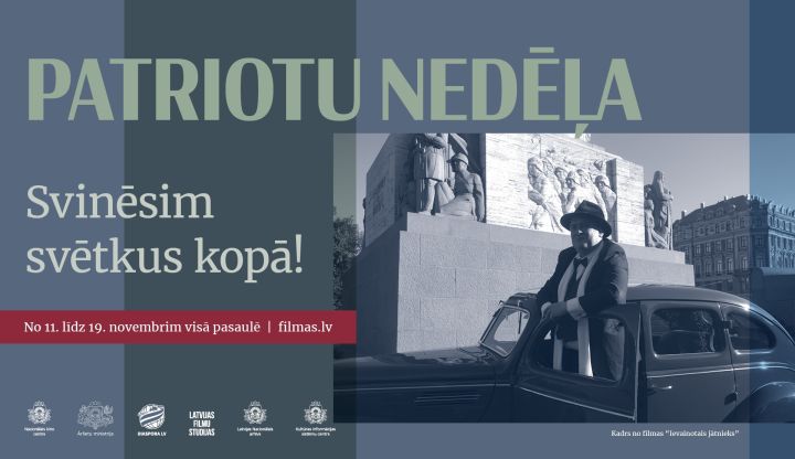 Ar Lāčplēša dienu sākas "Patriotu nedēļa 2024" portālā filmas.lv visai pasaulei