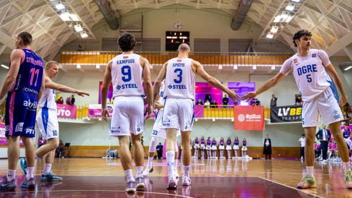 Basketbola klubs "Ogre" izcīna uzvaru 
