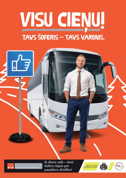 Kampaņā sekmēs sabiedriskā transporta vadītāju prestižu un aicinās jauniešus kļūt par autobusu šoferiem