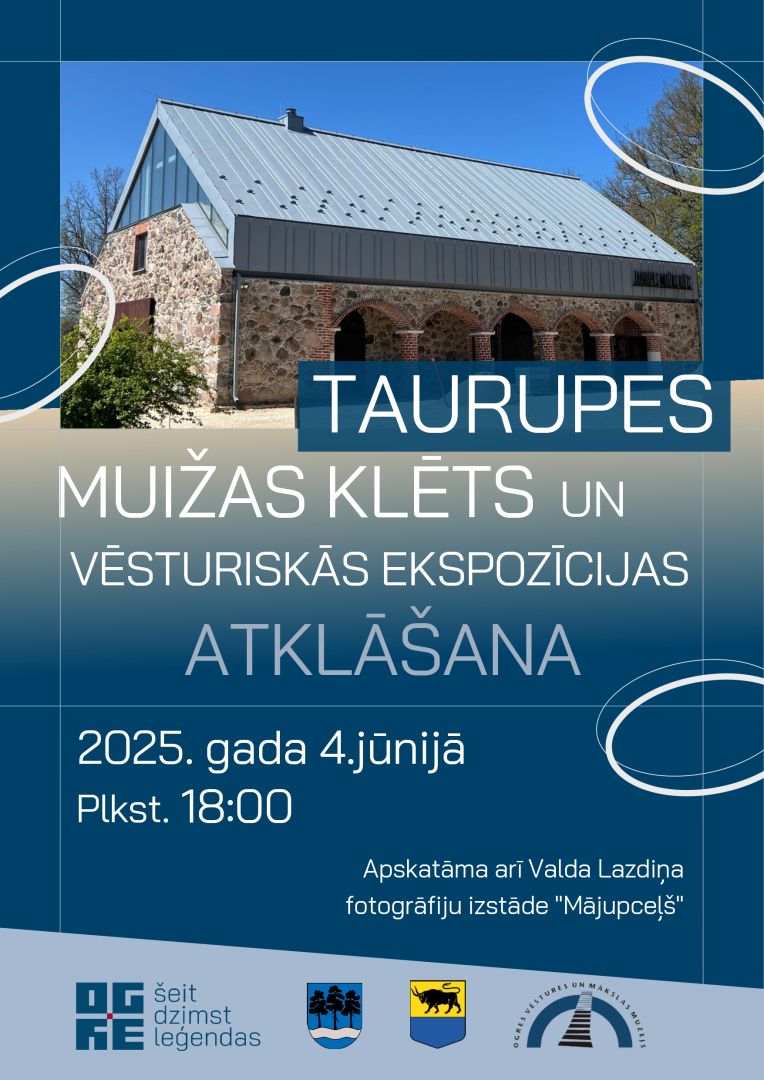 Atjaunota Taurupes muižas klēts – sabiedriska ēka ar kultūrvēsturisku nozīmi