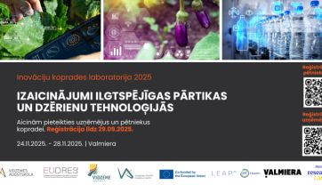 Attēls rakstam: Novembrī notiks Inovāciju koprades laboratorija par ilgtspējīgu pārtiku un dzērieniem