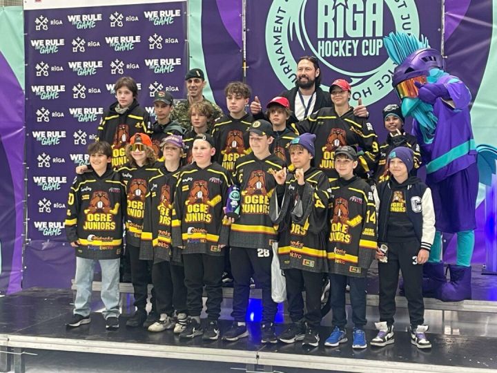 Ogres jaunajiem hokejistiem 5. vieta “Riga Cup 2025”