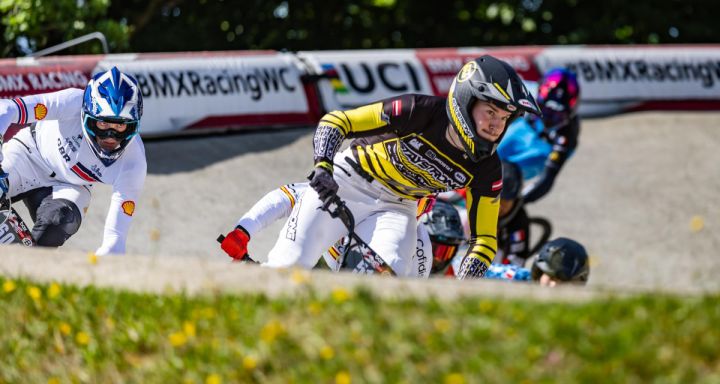 Langmanis izcīna 12. vietu Pasaules kausa 4. posmā BMX superkrosā U23 grupā