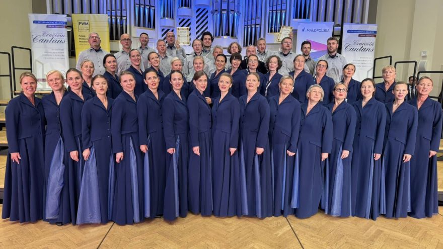 Jauktajais koris "Ikšķile" uz Latviju ved 2 zelta diplomus