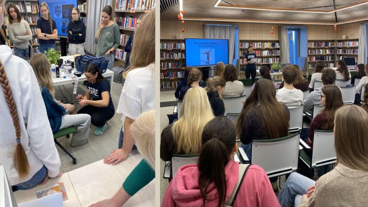 Jauniešu lasītavā viesojas fitnesa trenere Egle Nagle