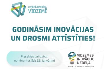 Attēls rakstam: Iespēja pieteikt pretendentus Vidzemes inovāciju balvai 2026