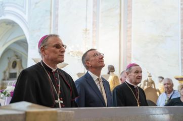 Attēls rakstam: "Visā pasaulē ir apdraudētas debesis. Jauni incidenti var atkārtoties" – Rinkēvičs Aglonā nāk klajā ar tiešu brīdinājumu