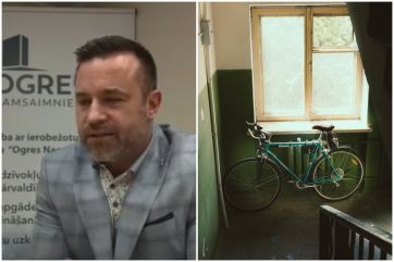 Attēls rakstam: VIDEO:  Daudzīvokļu namu kāpņu telpās aizliegts glabāt privātās mantas, arī velosipēdus un ratiņus: Ogrē sāk pārbaudes
