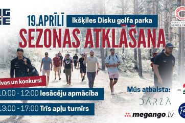 Attēls rakstam: Iespēja apgūt jaunu sporta veidu - Ikšķilē tiks atklāta diska golfa sezona