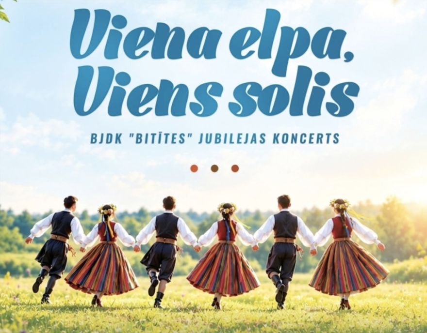 Deju kolektīva “Bitītes” jubilejas koncerts Lauberē