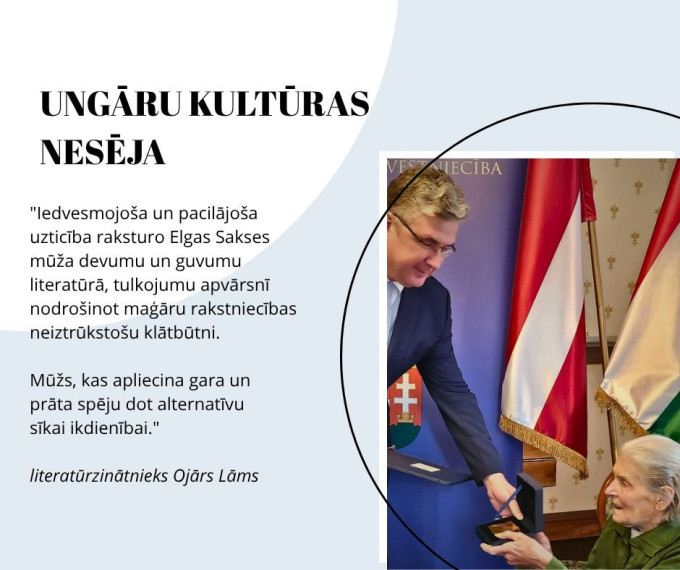 Tulkotājai Elgai Saksei 95!