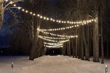 Attēls rakstam: Tomē iemirdzas iedzīvotāju ideja - Tomes gaismas aleja