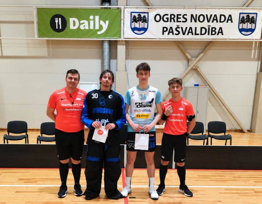 Florbola klubam "Ogre" uzvara 2. līgā, bet zaudējums 1. līgā