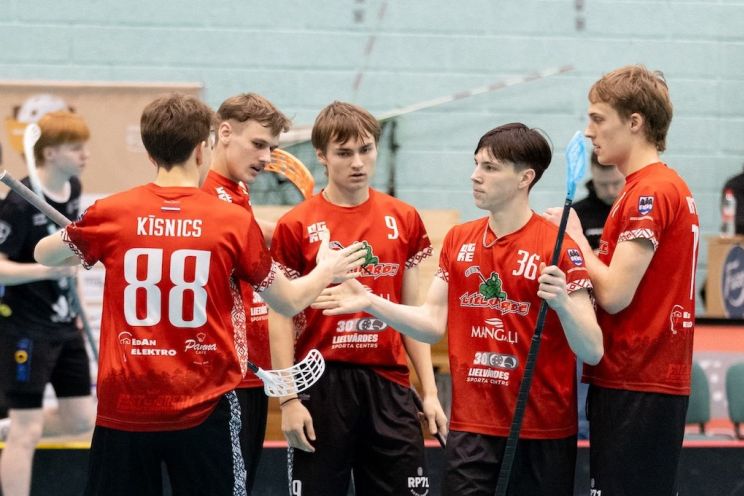 Attēls rakstam: “Lielvārde/Unihoc” savā laukumā pieveic “Valmieru”