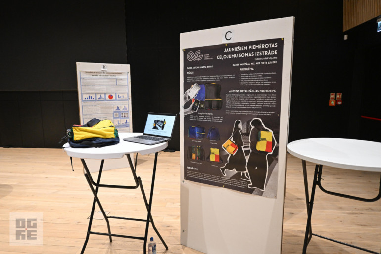 FOTO:  Ogres novada 12. klašu skolēnu projekta darbu skatē piedalījās vairāk kā 200 jaunieši