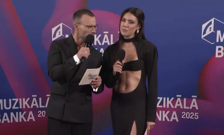 Uzvaras laurus "Muzikālajā bankā" plūc Dons, bet visu uzmanību nozog ceremonijas vadītājas kleita