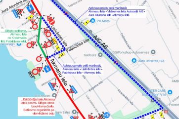 Attēls rakstam: Satiksmes organizācijas izmaiņas Akmeņu ielā, Ogrē