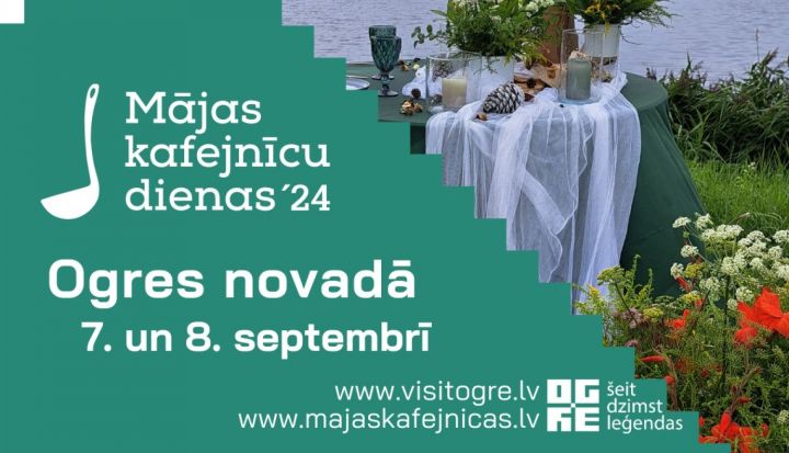Mājas kafejnīcu dienas Ogres novadā jau šajā nedēļas nogalē