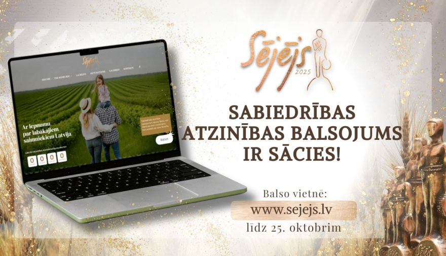 Konkursa “Sējējs 2025” nominantu vidū - četri dalībnieki no Ogres novada