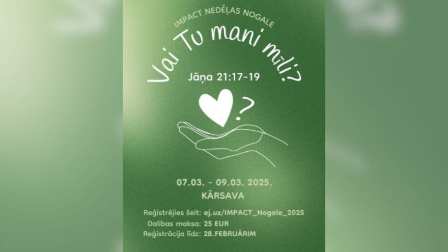 Iespēja pievienoties “Impact” nedēļas nogalei "Vai Tu mani mīli?"