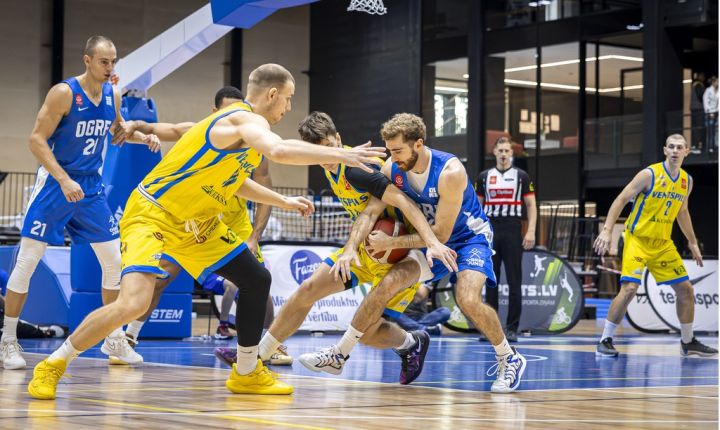 "Ogre" un "Ventspils" aizvada LBL ceturtdaļfināla pirmo maču